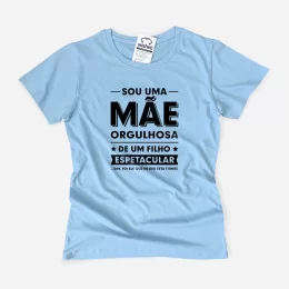 Mãe Orgulhosa de Filho Espetacular T-shirt - Personalized