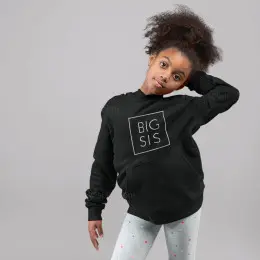 Sweatshirt com Capuz BIG SIS para Criança