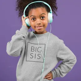 Sweatshirt BIG SIS para Criança