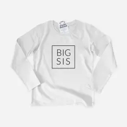 T-shirt Manga Comprida BIG SIS para Criança