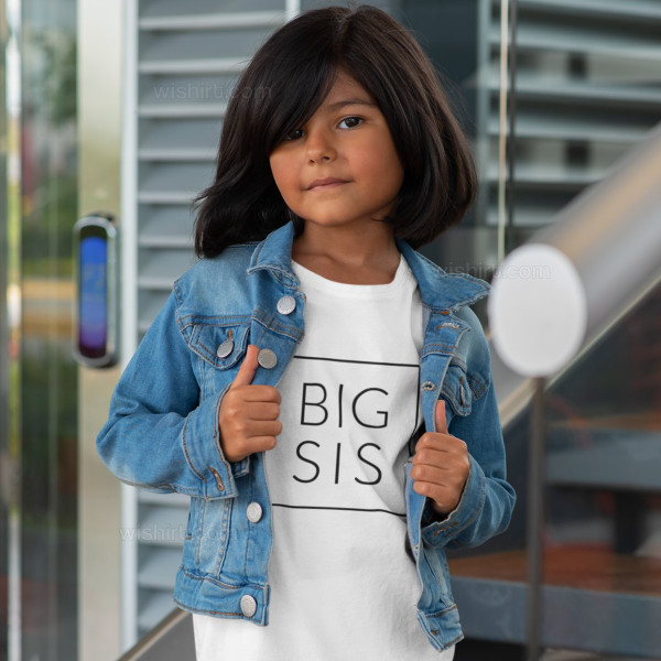 T-shirt Manga Comprida BIG SIS para Criança