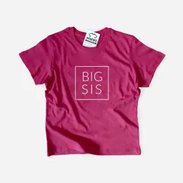 T-shirt BIG SIS para Criança
