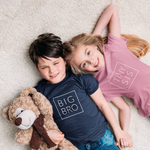 BIG BRO - TINY SIS T-shirt Set for Siblings
