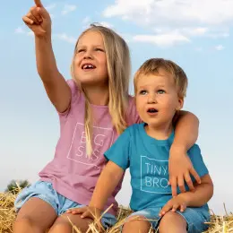 BIG BRO - TINY SIS T-shirt Set for Siblings