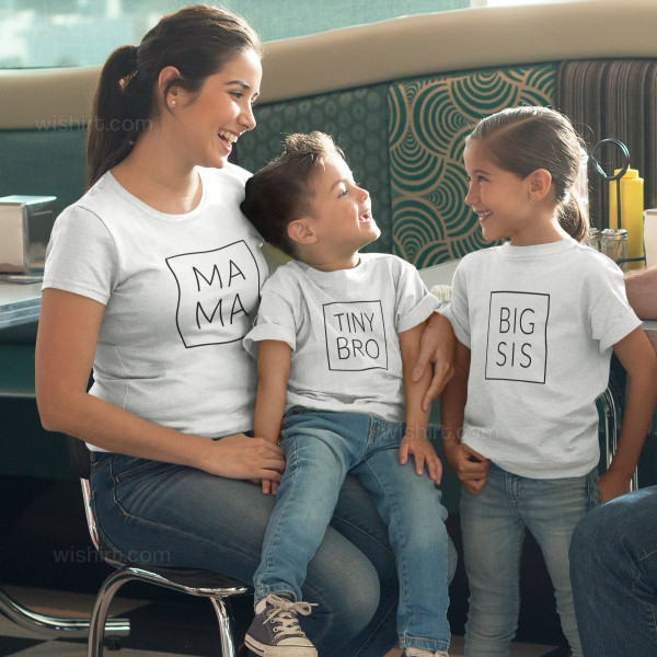 BIG BRO - TINY SIS T-shirt Set for Siblings