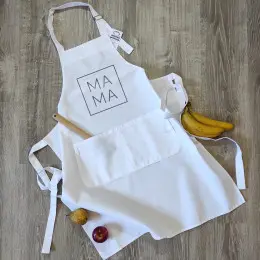 Matching Apron Set MAMA - BIG BRO - TINY SIS