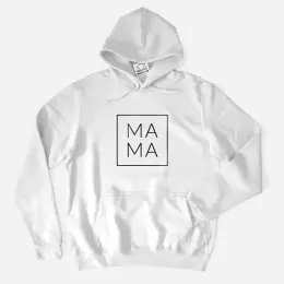 Sweatshirt com Capuz MAMA para Mulher