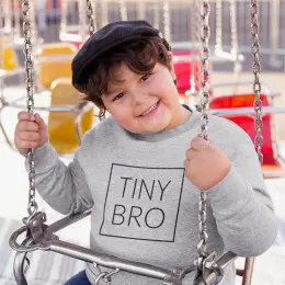Conjunto de Sweatshirts para Irmãos BIG BRO - TINY BRO