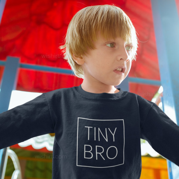 Matching Long Sleeve T-shirt Set DADA - BIG BRO - TINY SIS