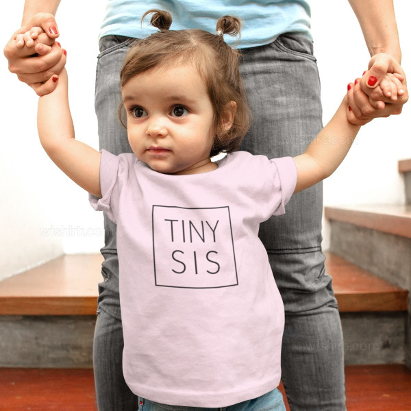 T-shirt TINY SIS para Bebé