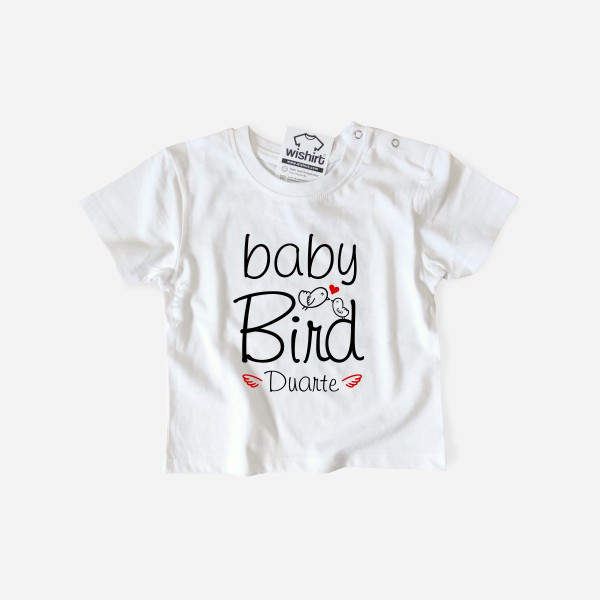 T-shirt Baby Bird para Bebé - Nome Personalizável