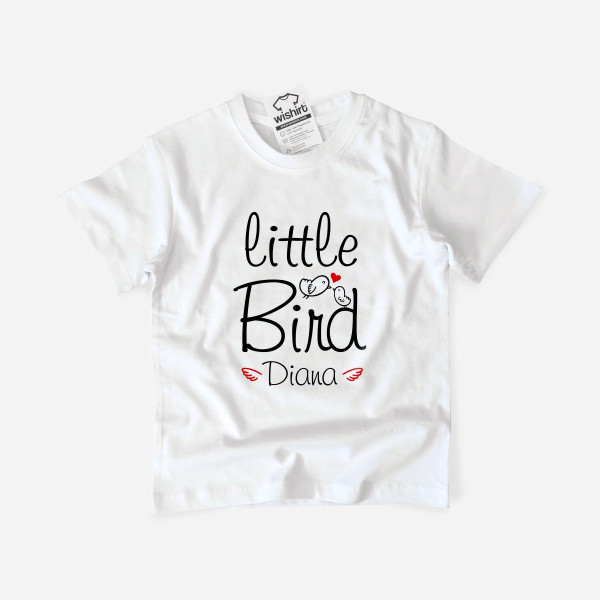 Little Bird Kid's T-shirt - Customizable Name