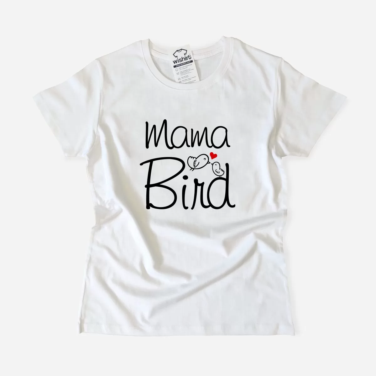 T-shirt Mama Bird para Mulher - Wishirt T-shirts