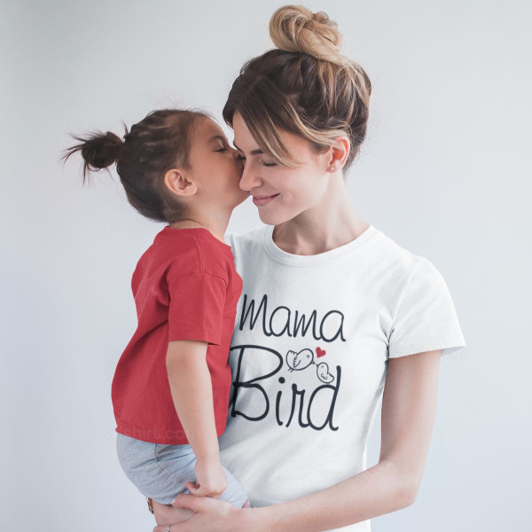 Conjunto de T-shirts a Combinar Mama Bird Baby Bird