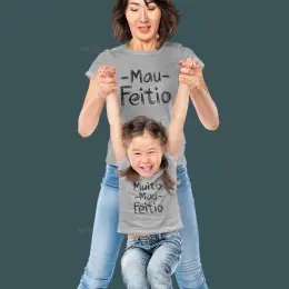 Mau Feitio T-shirt Set for Mother and Daughter