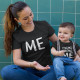 Matching Mother and Baby Me Mini Mini Me T-shirt Set