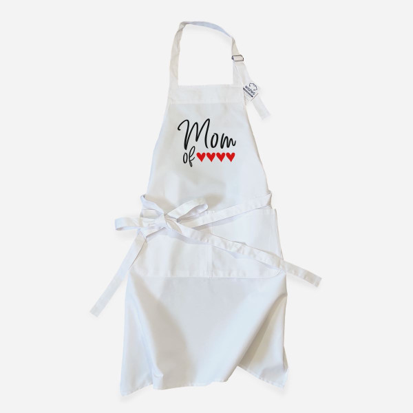 Mom of Tiny Hearts Customizable Apron