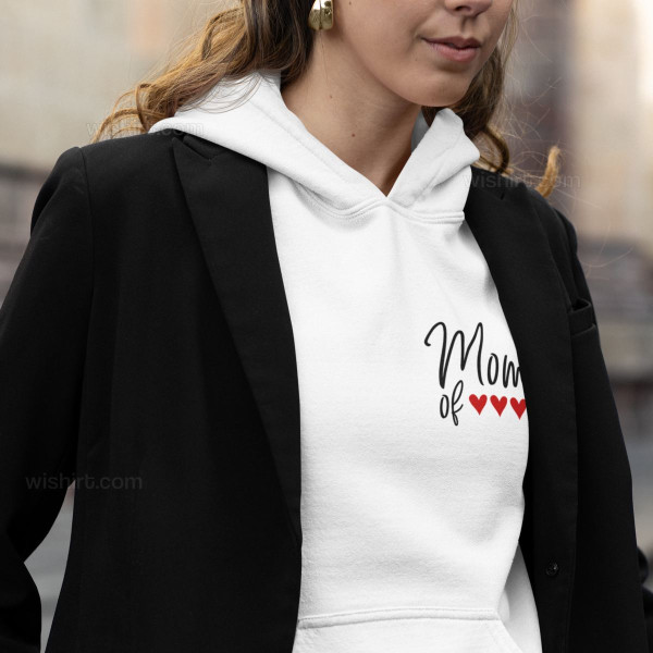 Mom of Tiny Hearts Customizable Hoodie