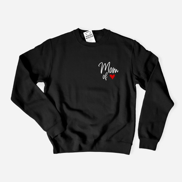 Mom of Tiny Hearts Customizable Large Size Sweatshirt