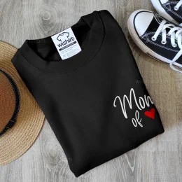 Mom of Tiny Hearts Customizable Large Size Sweatshirt