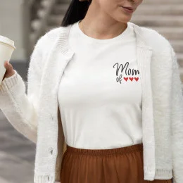 Mom of Tiny Hearts Customizable Long Sleeve T-shirt