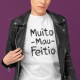 T-shirt Manga Comprida Muito Mau Feitio para Mulher