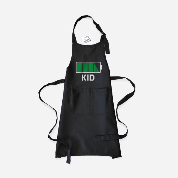 Full Battery Customizable Word Kid's Apron