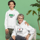 Sweatshirts com Capuz Mãe e Filho Bateria Palavra Editável