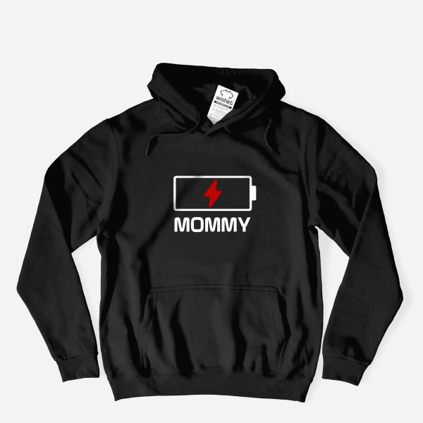 No Battery Customizable Word Hoodie