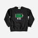 Full Battery Customizable Word Kid's Sweatshirt