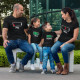 Conjunto T-shirts Mãe e Filha Bateria Palavra Personalizável