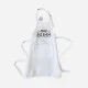 Boss Dad and baby Boss Father and Child Apron Set Boss Dad and baby Boss Father and Child Apron Set
