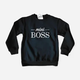Sweatshirt Mini Boss para Criança
