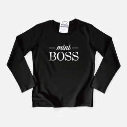 Mini Boss Kid's Long Sleeve T-shirt