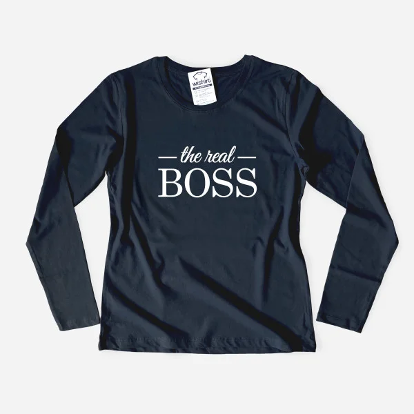 Boss Mom and Mini Boss Mom and Child Long Sleeve Tshirt Set Boss Mom and Mini Boss Mom and Child Long Sleeve Tshirt Set
