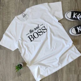 The Real Boss Women's Large Size T-shirt