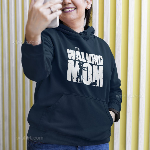 Sweatshirt com capuz The Walking Mom V1