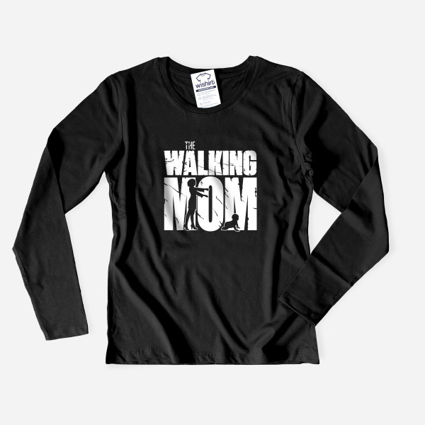T-shirt Manga Comprida The Walking Mom V1