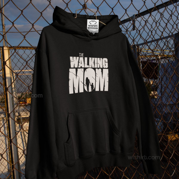 Sweatshirt com capuz Tamanho Grande The Walking Mom V2