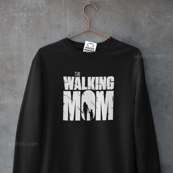 Sweatshirt Tamanho Grande The Walking Mom V2