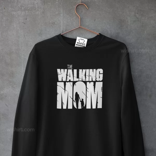 Sweatshirt Tamanho Grande The Walking Mom V2 Sweatshirt Tamanho Grande The Walking Mom V2