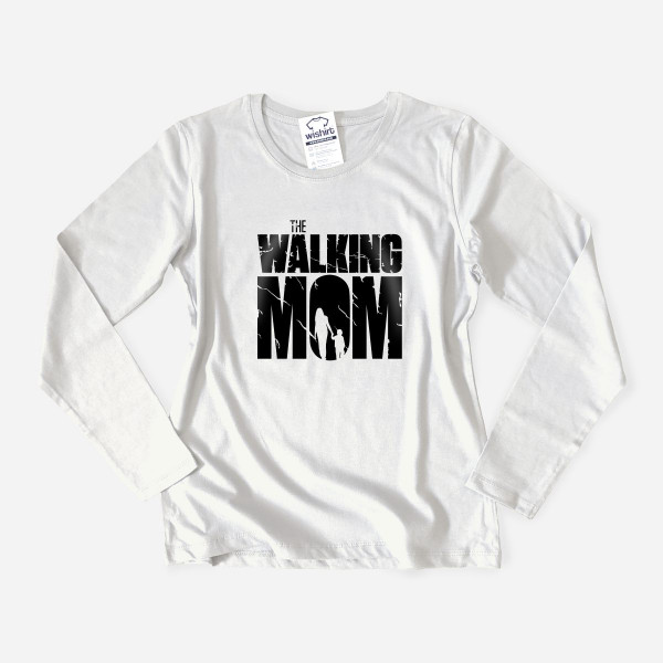T-shirt Manga Comprida The Walking Mom V2