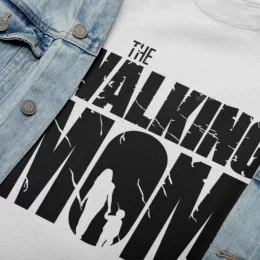 T-shirt Manga Comprida Tamanhos Grandes The Walking Mom V2