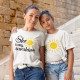 Mother and Daughter Matching T-shirt Set You are my Sunshine