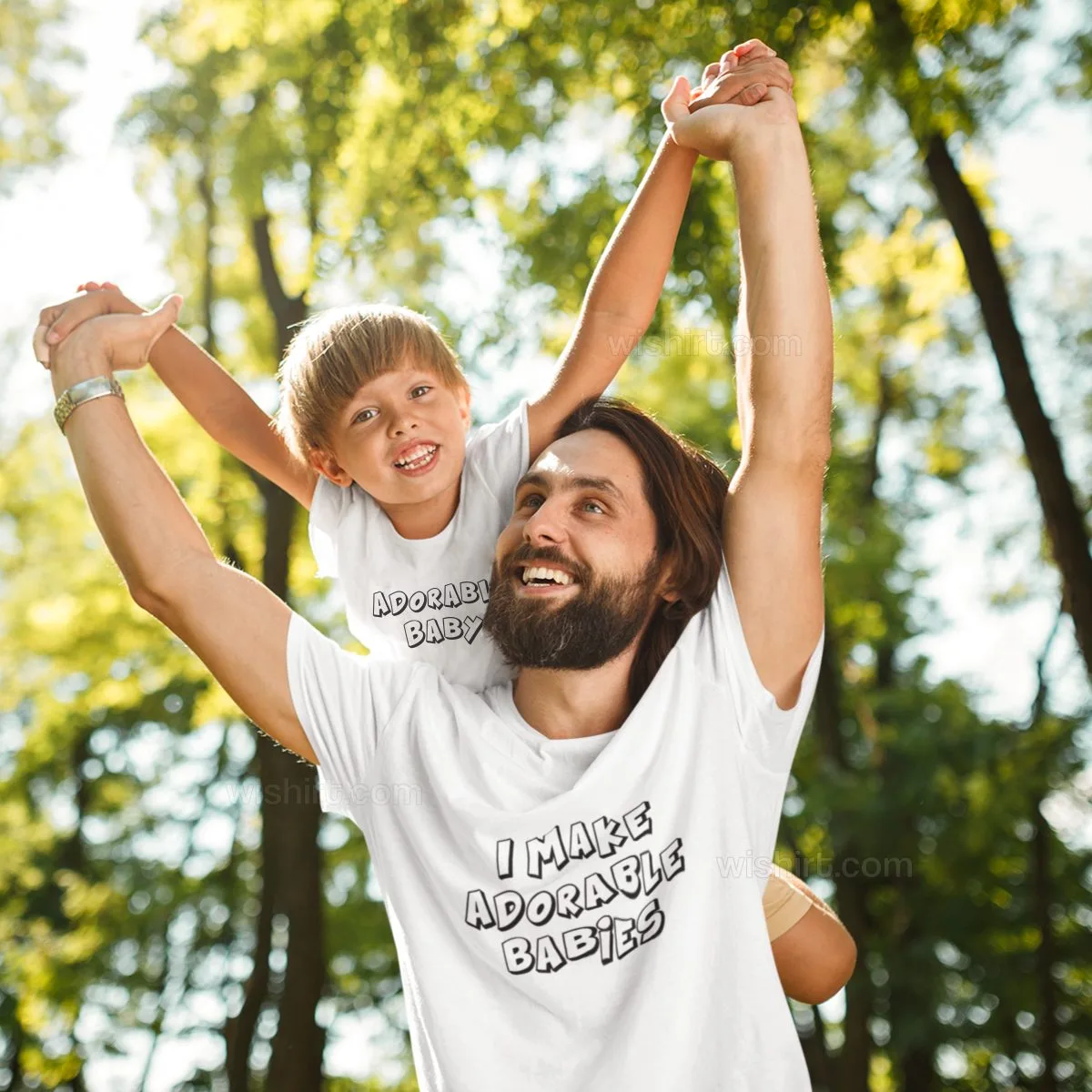 Conjunto pai e filho bebe top