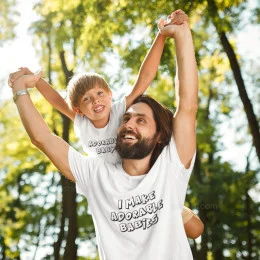 Conjunto pai e filho roupa discount