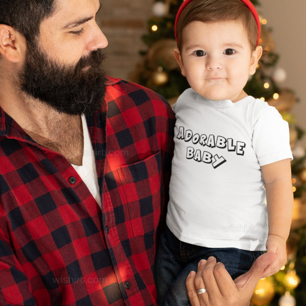 Conjunto T-shirts a Combinar Pai e Filho Adorable Babies