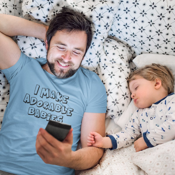 Conjunto T-shirts a Combinar Pai e Filho Adorable Babies