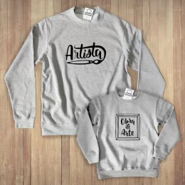 Father and Son Sweatshirts Set Artista Obra de Arte
