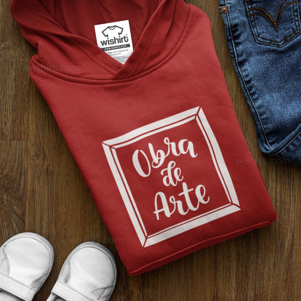 Conjunto Sweatshirts Capuz Mãe e Filho Artista Obra de Arte